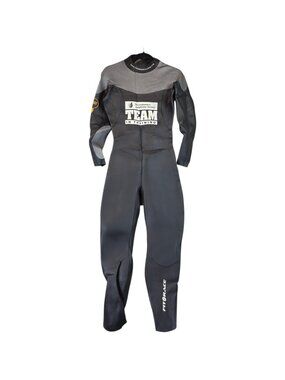 Fit2Race Team In Training Triathlon Swim Wetsuit Full Suit Medium M3 Black Gray